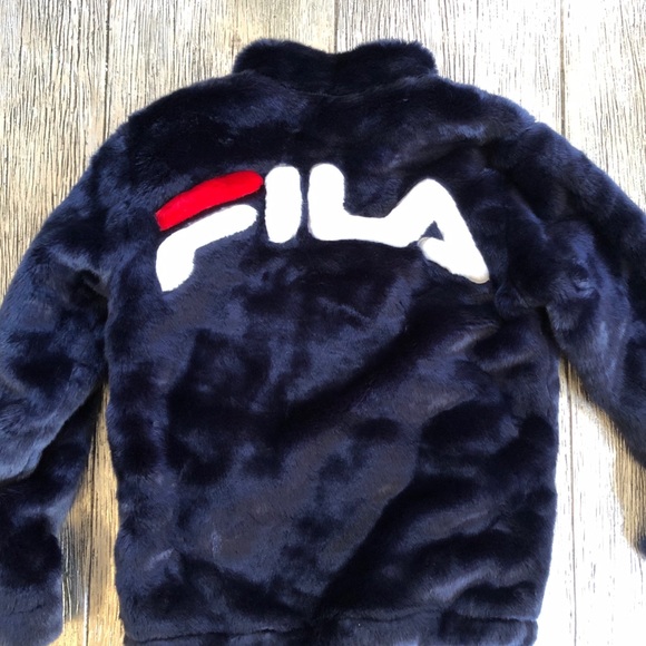 fur fila jacket